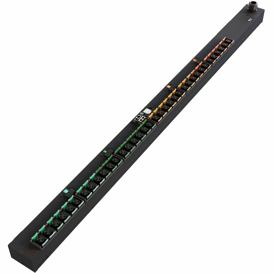 Vertiv PowerIT VP7U60A0 Switched Outlet Level Monitoring HD rPDU, Vertical, Single Phase, 36 Combination C13/C19 Outlets, 60/63A, 240V, 0U