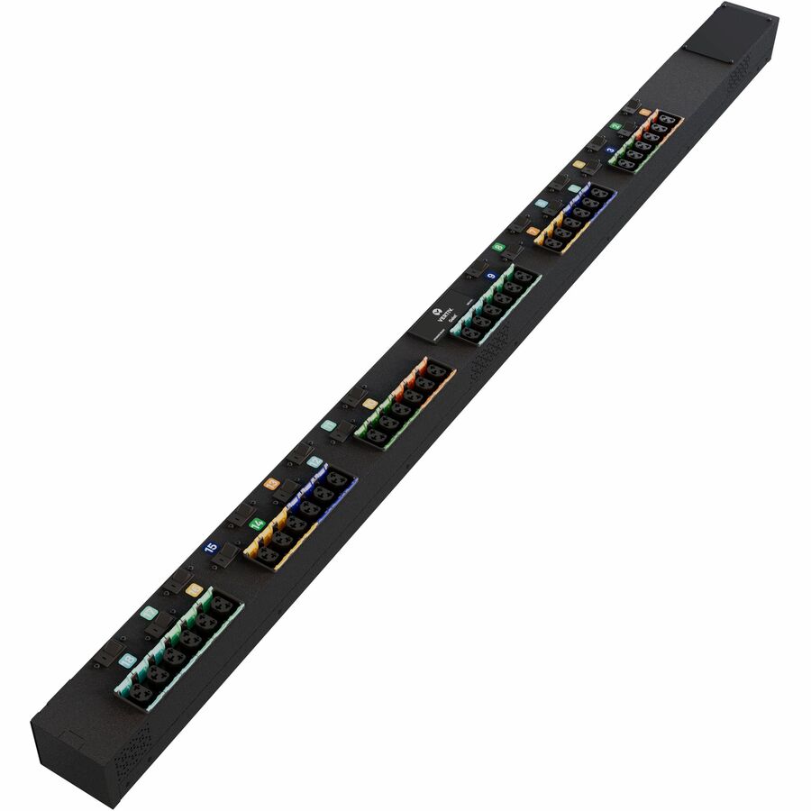 Vertiv PowerIT VP1UA0A1 Basic High Density rPDU, Vertical, Three Phase, 36 Combination C13/C19 Outlets, 80A, 240/415V WYE, 0U