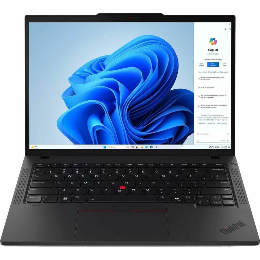 Lenovo ThinkPad T14 Gen 5 21MLS19000 14" Notebook - WUXGA - Intel Core Ultra 7 1st Gen 155U - 16 GB - 512 GB SSD - English (US) Keyboard - Black