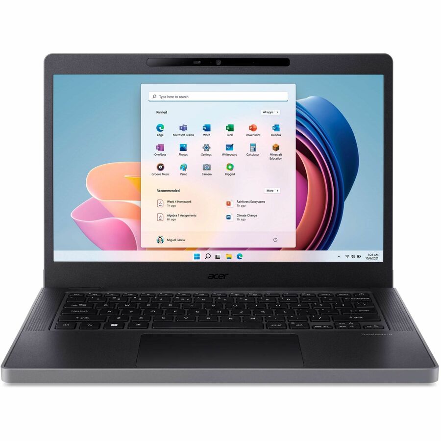 Acer TravelMate B5 14 TMB514-31-G2 TMB514-31-G2-P02Q 14" Notebook - Full HD - 60 Hz - Intel N250 - 8 GB - 128 GB Flash Memory - English Keyboard - Black