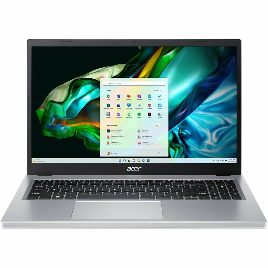 Acer Aspire 3 15 A315-24PT A315-24PT-R70S 15.6" Touchscreen Notebook - Full HD - 60 Hz - AMD Ryzen 5 Ryzen 7000 Series 7520U - 16 GB - 1 TB SSD - English Keyboard - Silver