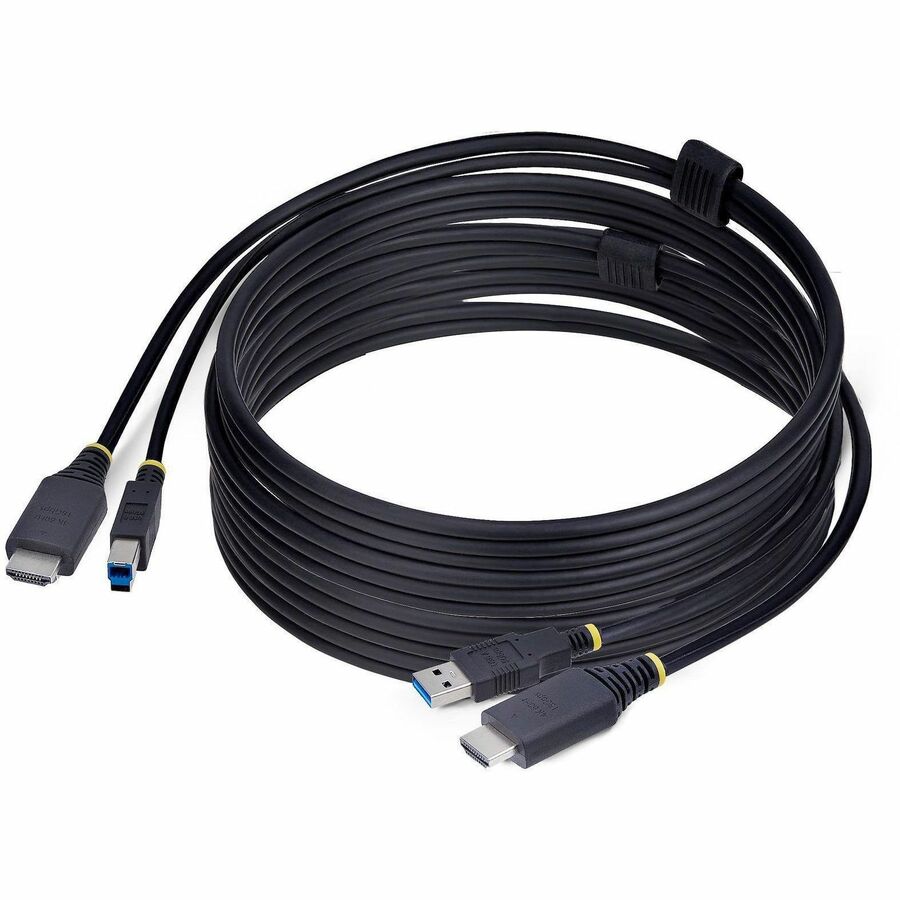 StarTech 10ft (3m) HDMI and USB 5Gbps KVM Cable, Up to 4K 60Hz, HDMI 2.0 and USB Combo Cable for KVM Switch