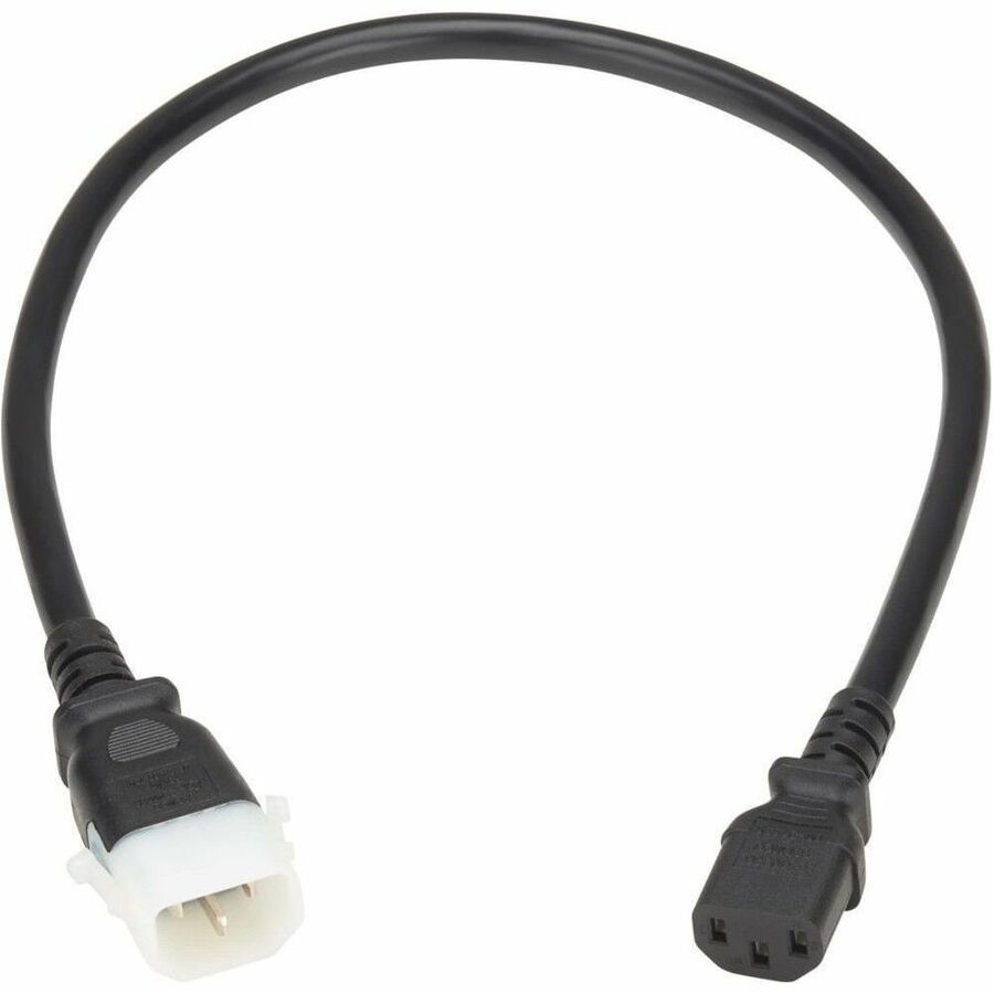 Eaton Tripp Lite Series PDU Power Cords, C13 to P-Lock C14 - Heavy-Duty, 15A, 250V, 14 AWG, 2 ft. (0.6 m), Black, 6 Pack