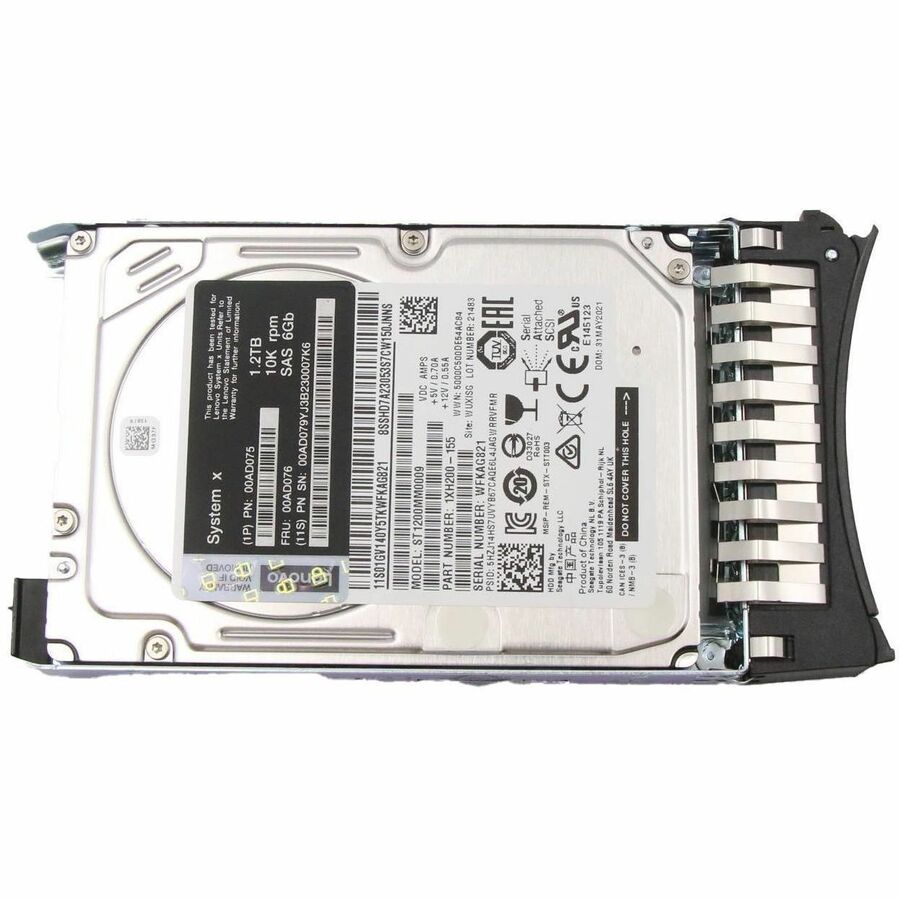 Lenovo 1.20 TB Hard Drive - 2.5" Internal - SAS (6Gb/s SAS)