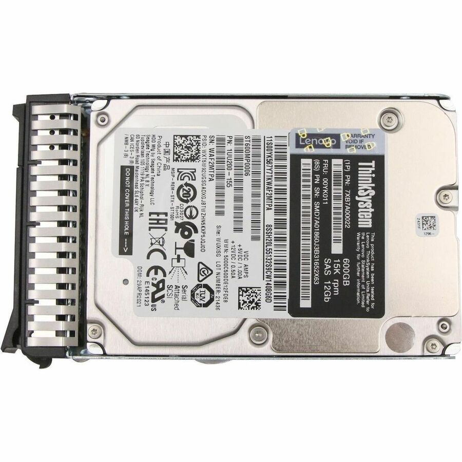 Lenovo 600 GB Hard Drive - 2.5" Internal - SAS (12Gb/s SAS)