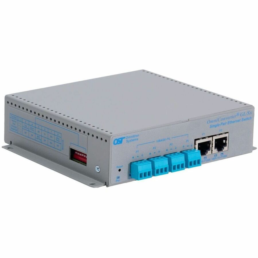 Omnitron Systems OmniConverter GL/Sx Unmanaged Single Pair Ethernet Switch