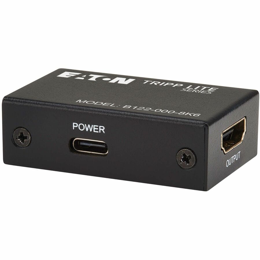 Tripp Lite series 8K HDMI Signal Booster/Extender (F/F) - 8K 60 Hz, 4K 120 Hz, 4:4:4, HDR10+, Up to 10 m (32.8 ft.)