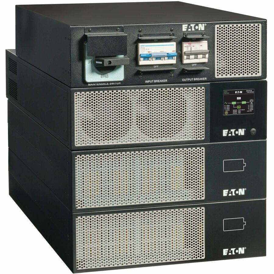 Eaton 20kW 208V 3-PH UPS with input hardwired and output connectorized cables and Network-M3 card