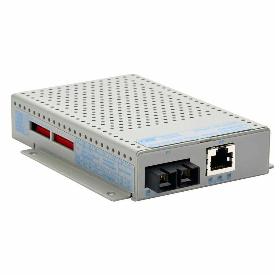 Omnitron Systems OmniConverter GPoEBT/S Transceiver/Media Converter
