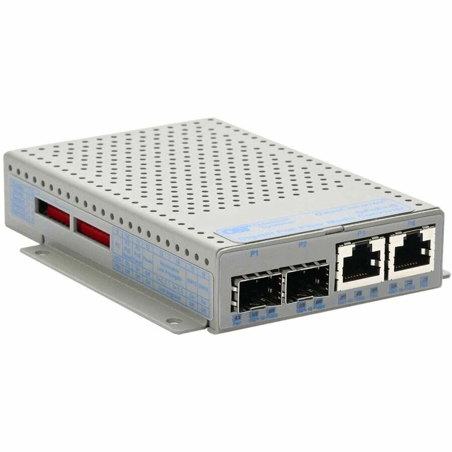 Omnitron Systems OmniConverter GPoEBT/S Transceiver/Media Converter