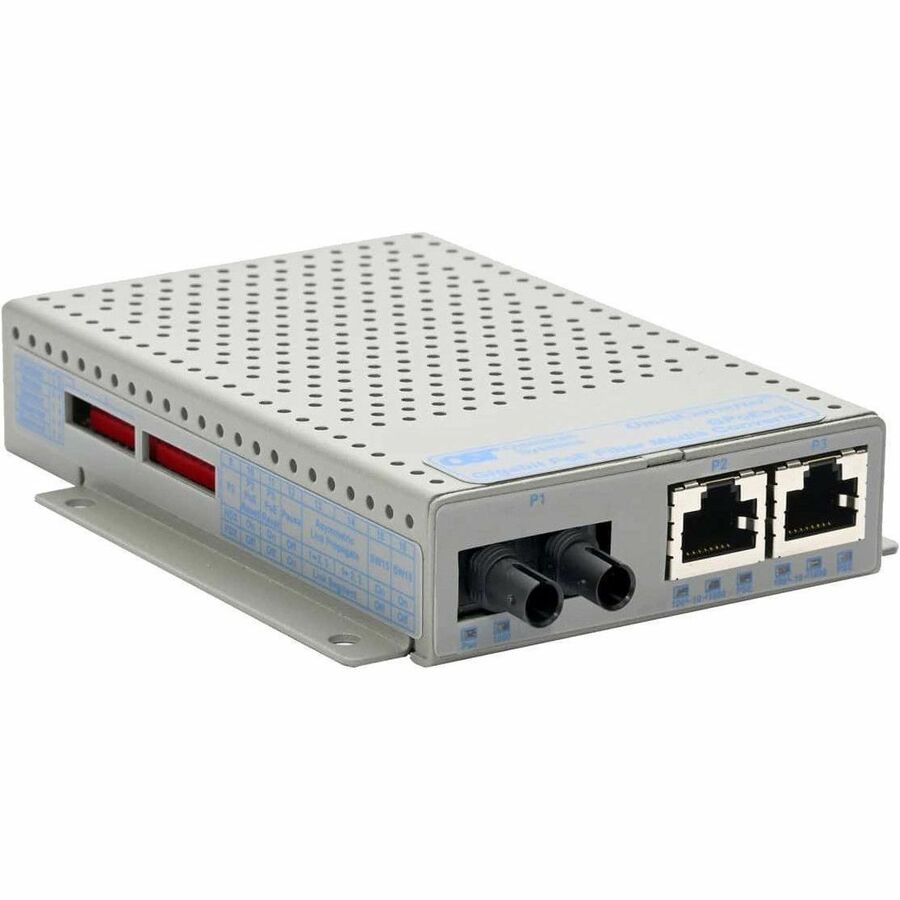 Omnitron Systems OmniConverter GPoEBT/S 9500N-0-21Z Transceiver/Media Converter