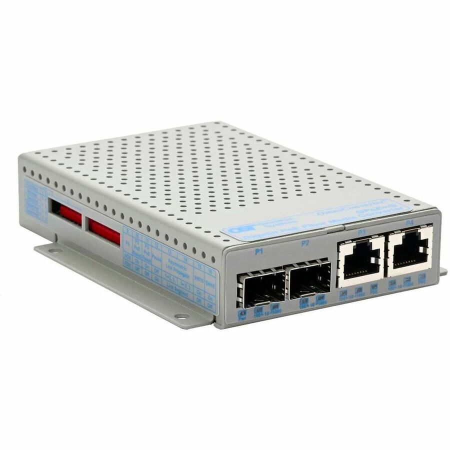 Omnitron Systems OmniConverter GPoEBT/S Transceiver/Media Converter