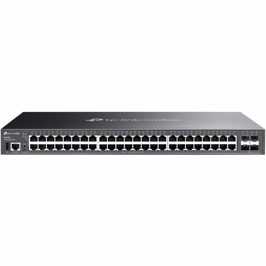 Omada 48-Port Gigabit Stackable Lite L3 Managed PoE++ Switch with 4× 10G Slots