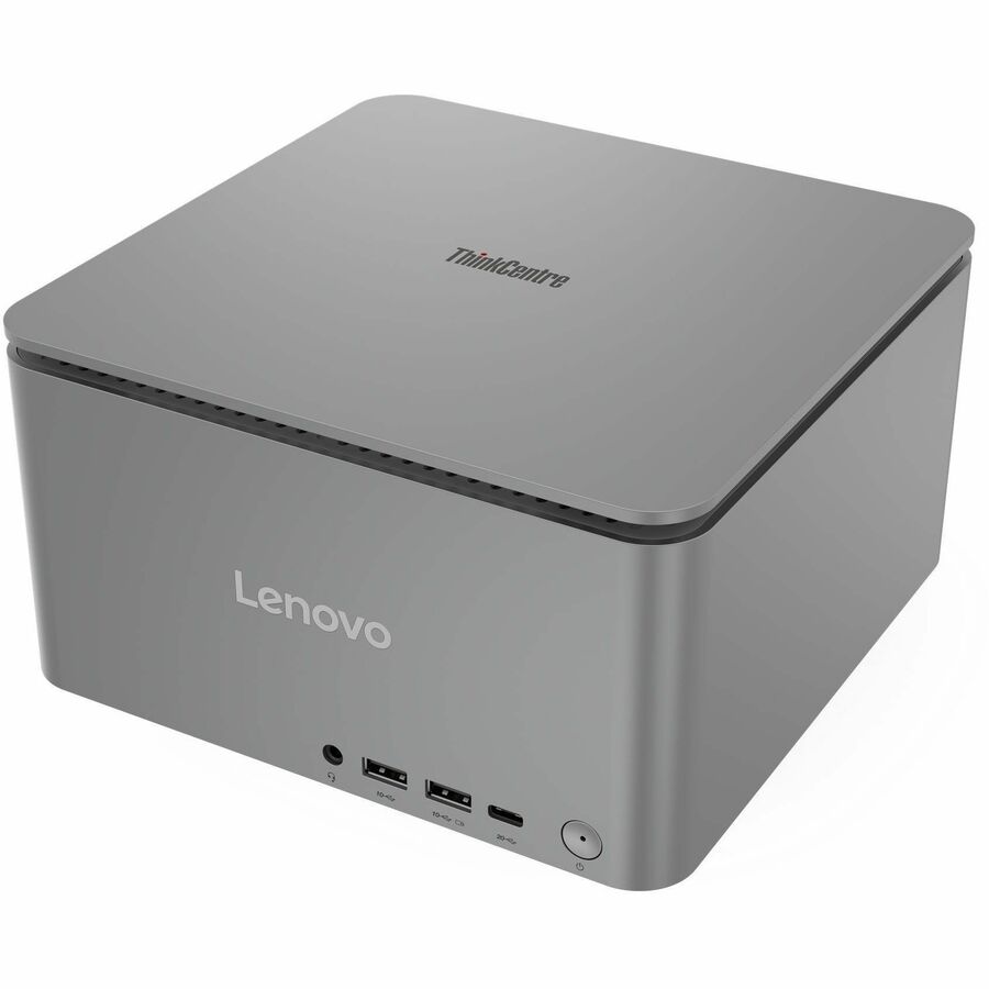 Lenovo ThinkCentre neo Ultra 12W1003EUS Desktop Computer - Intel Core i5 14th Gen i5-14500T - 16 GB - 256 GB SSD - Tiny - Luna Gray