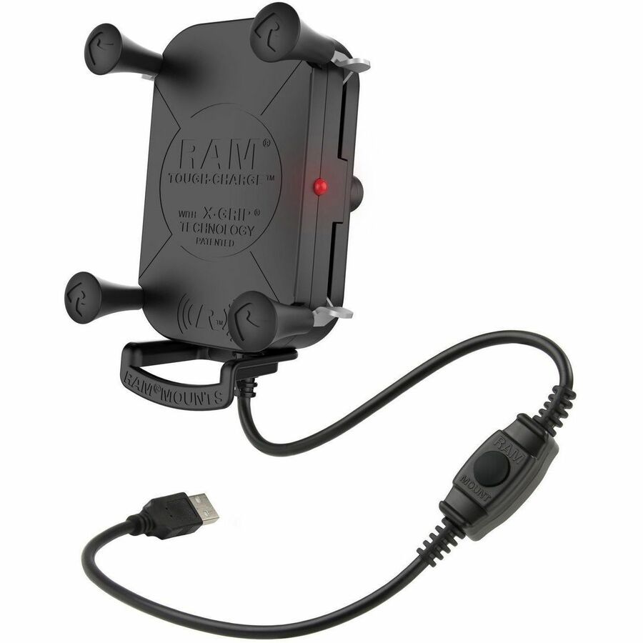 RAM Mounts Tough-Charge with X-Gri® 15W Waterproof Wireless Charging Holder