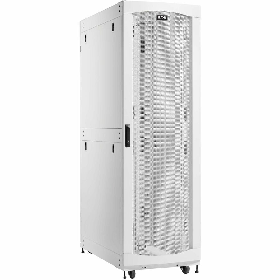 Eaton SmartRack 42U Deep Standard-Width Heavy-Duty Rack Enclosure Cabinet for AI Servers, White