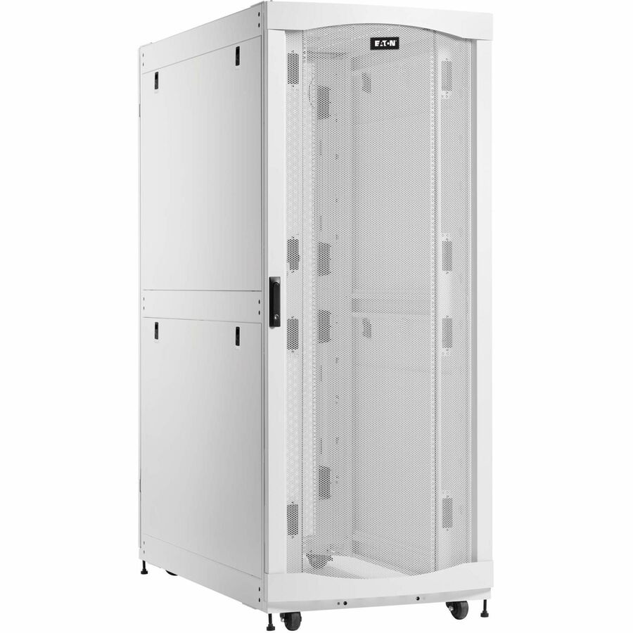 Eaton SmartRack 42U Extra-Deep Extra-Wide Heavy-Duty Rack Enclosure Cabinet for AI Servers, White