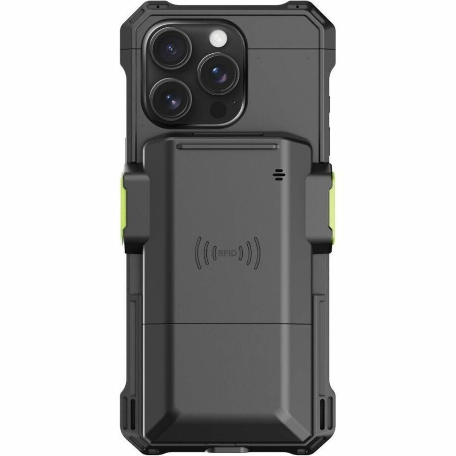 KoamTac KDC1200 ER SmartSled Scanner and Mid-range RFID Reader for iPhone 13 Pro