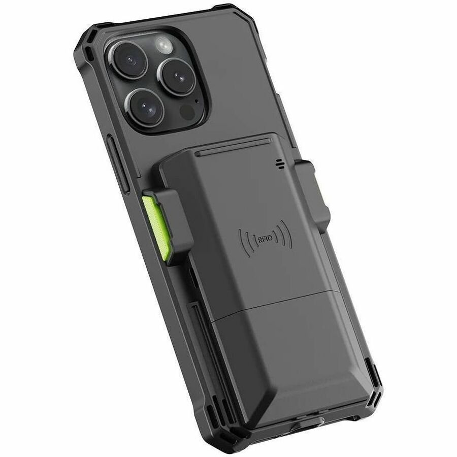 KoamTac KDC1200 ST SmartSled Scanner and Mid-range RFID Reader for iPhone 14 Plus