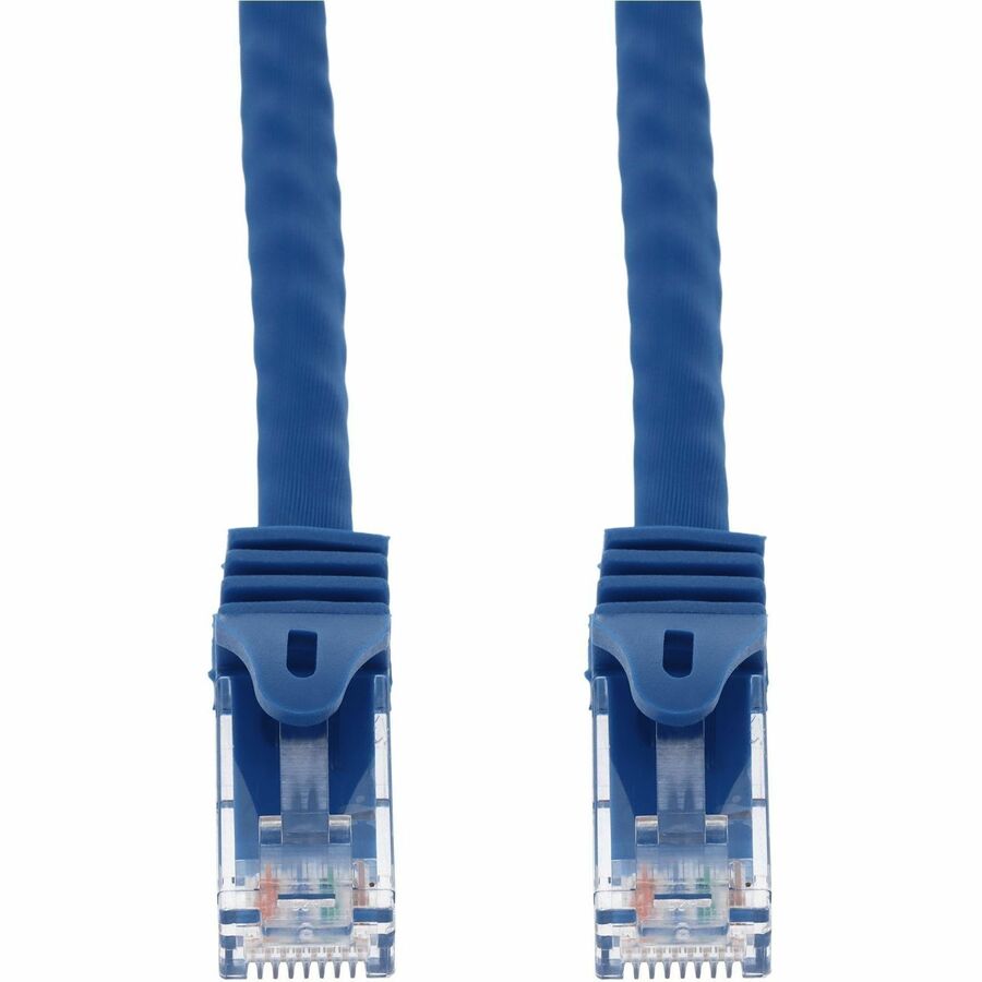AddOn 33ft Blue CAT6 PVC Ethernet Cable Snagless Easy Boot RJ-45 M/M CAT 6