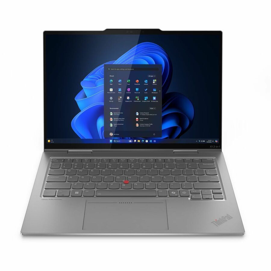 Lenovo Thinkpad X1 Gen 10 21Q00030US 14" Touchscreen Convertible 2 in 1 Notebook - WUXGA - 60 Hz - Intel Core Ultra 7 265U - Intel Evo Platform - 16 GB - 512 GB SSD - English Keyboard - Gray