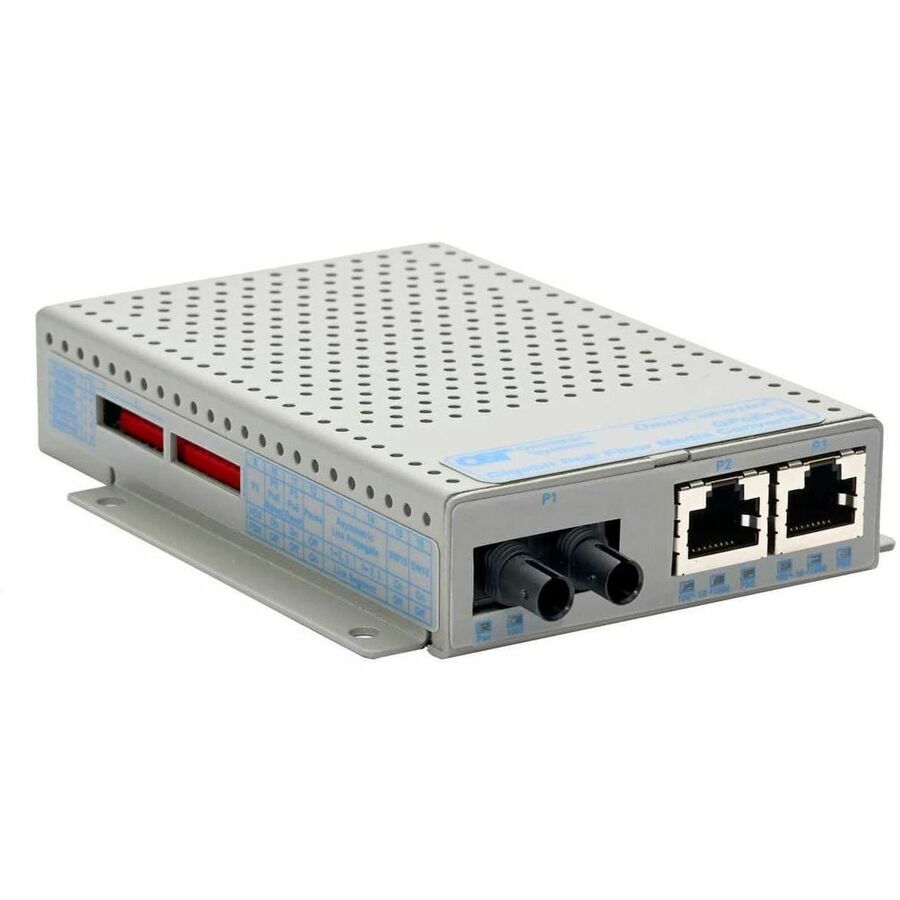 Omnitron Systems OmniConverter GPoEBT/S Transceiver/Media Converter