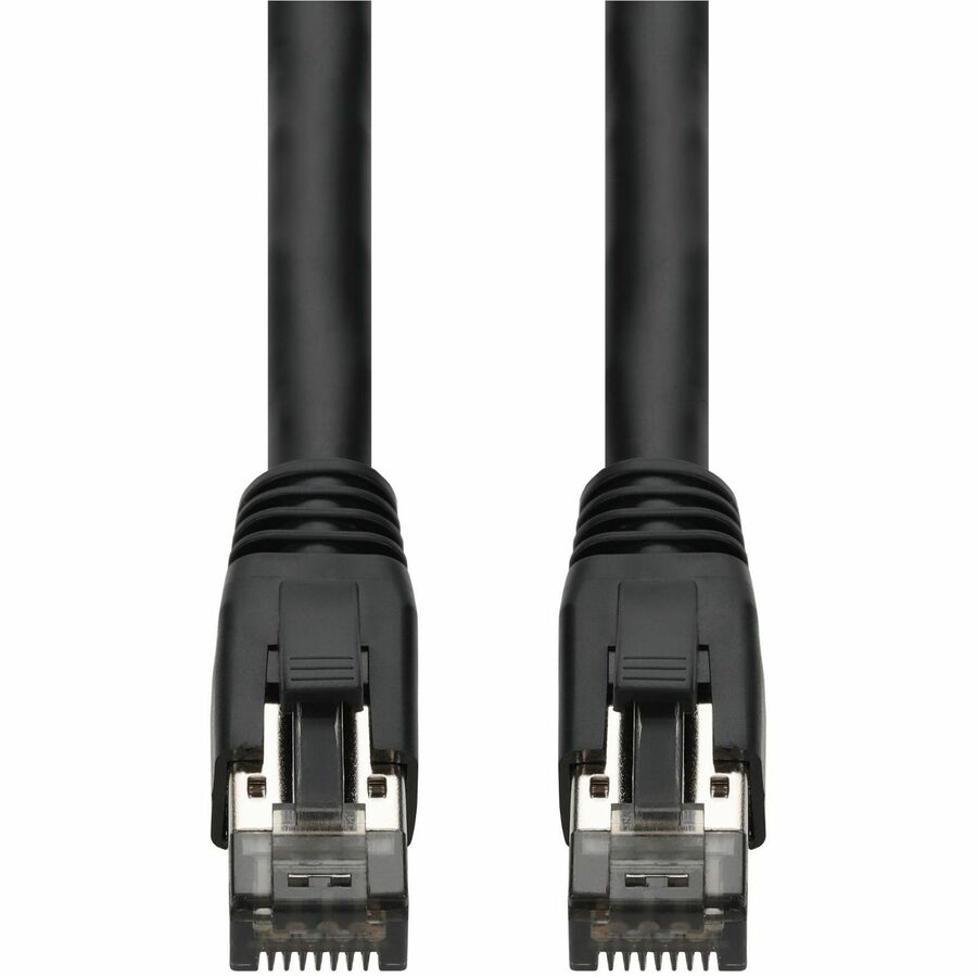 AddOn 10-Pack 10ft Black CAT8 Shielded (S/FTP) PVC Ethernet Cable Snagless Easy Boot RJ-45 M/M CAT 8