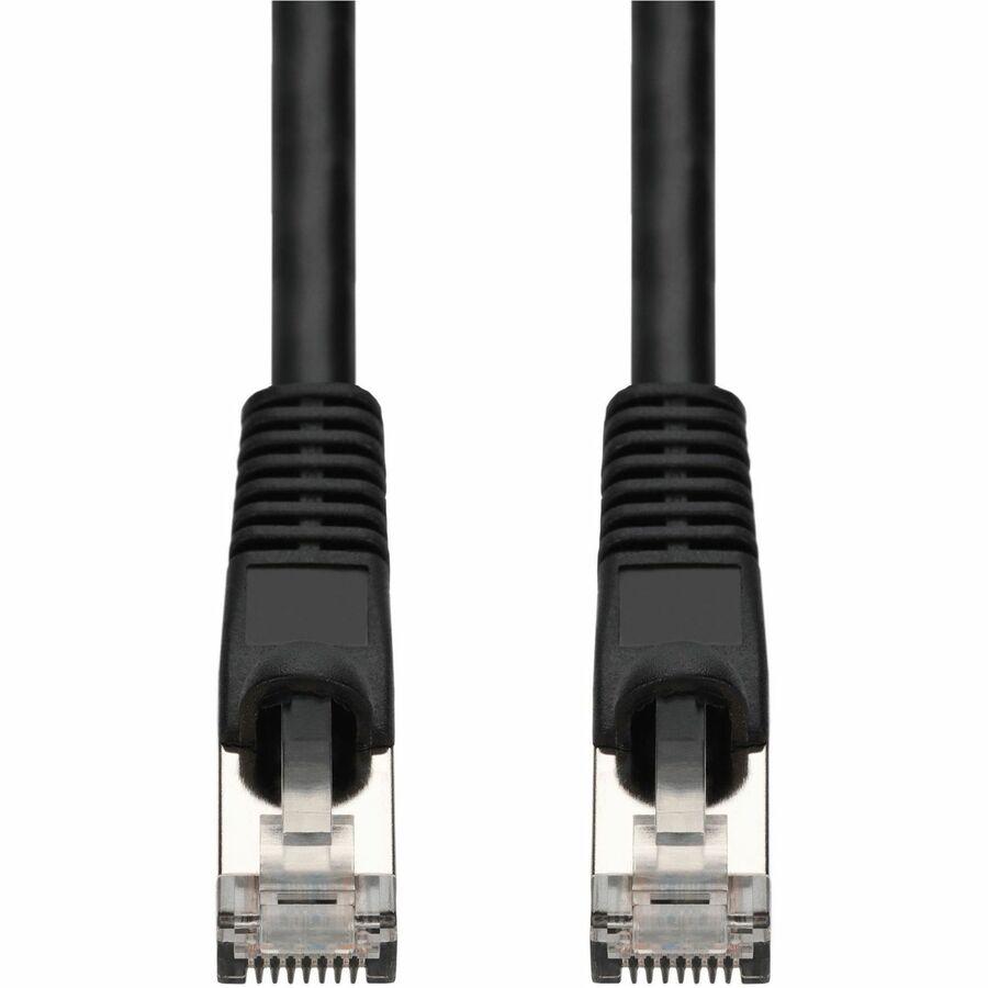 AddOn 5-Pack 10ft Black CAT7 Shielded (S/FTP) PVC Ethernet Cable Snagless Bubble Boot RJ-45 M/M CAT 7
