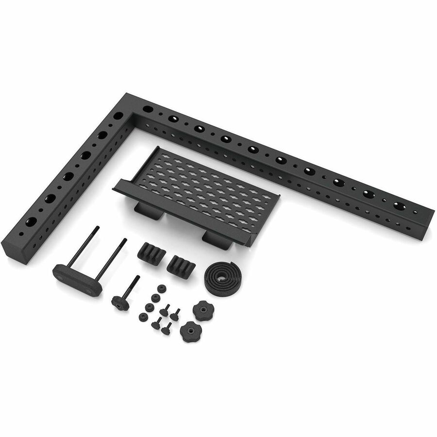 Heckler Design Mounting Bracket for Display, PTZ Camera, Wall Mount, Power Adapter, Video Bar, Mounting Plate, Video Conferencing Camera - Black - TAA Compliant