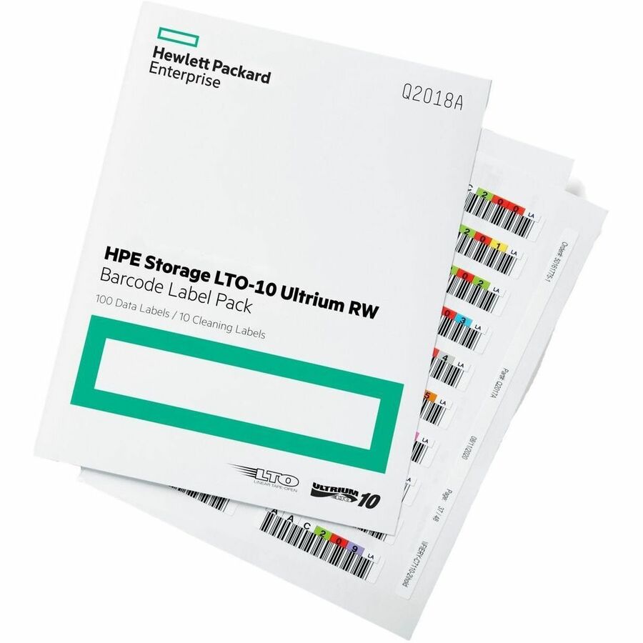 HPE Storage LTO-10 Ultrium RW Bar Code Label Pack