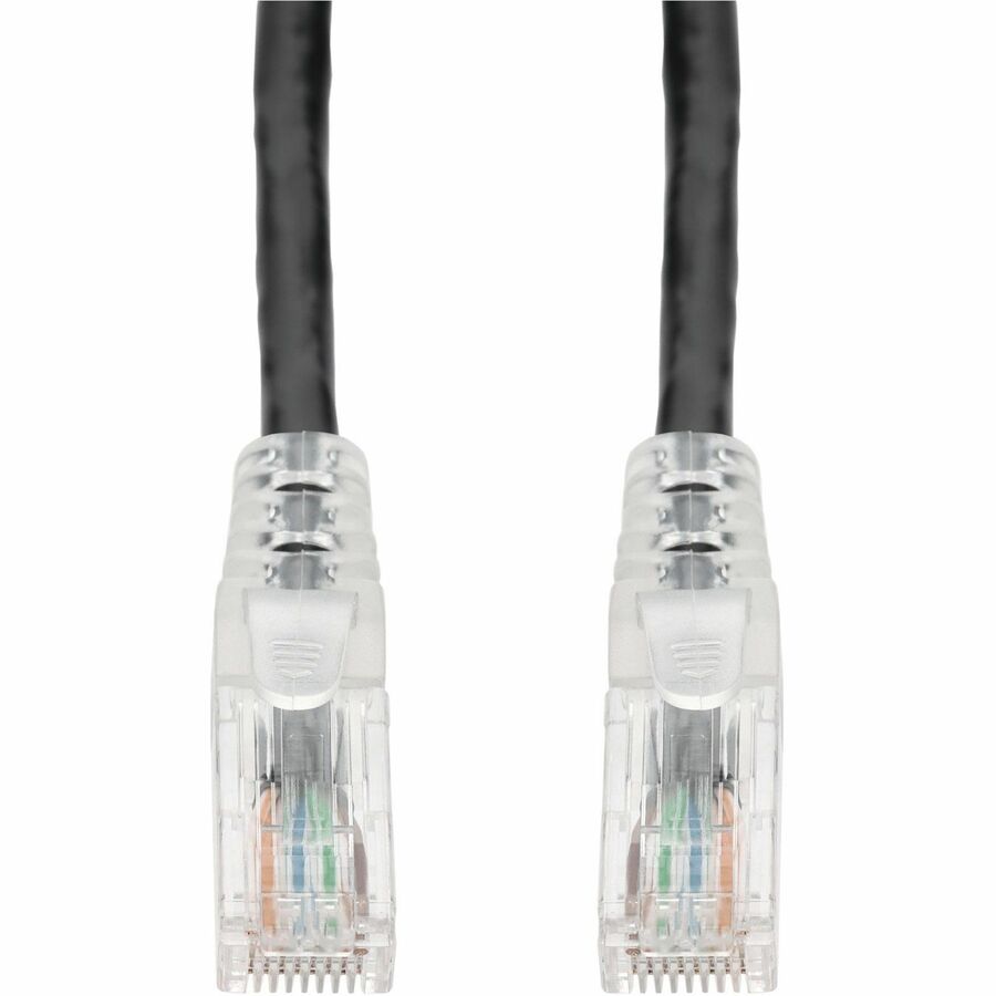 AddOn 10ft Orange CAT6A PVC Ethernet Cable Snagless Easy Clear Boot TAA RJ-45 M/M CAT 6A