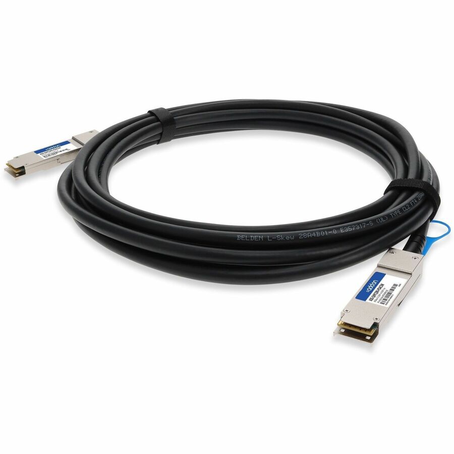 AddOn HP JG328A to Palo Alto Networks PAN-QSFP-DAC-5M Compatible TAA Compliant 40GBase-CU QSFP+ to QSFP+ Direct Attach Cable (Passive Twinax, 5m)