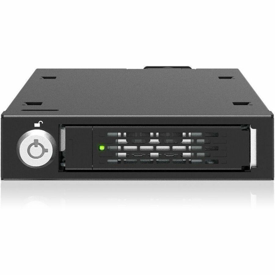 Icy Dock ToughArmor MB601V5K-B Drive Enclosure for 3.5" U.2, U.3, PCI Express NVMe - PCI Express Host Interface External - Black