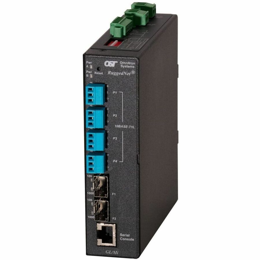 RuggedNet GL/Mi, 2x DC Terminal Power, Extended Temp