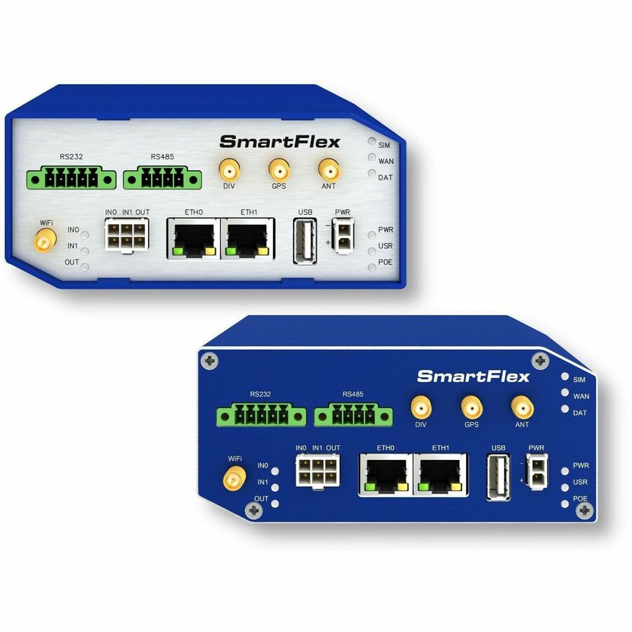 B+B SmartWorx SmartFlex SR308 IEEE 802.11a/b/g/n 2 SIM Ethernet, Cellular Modem/Wireless Router