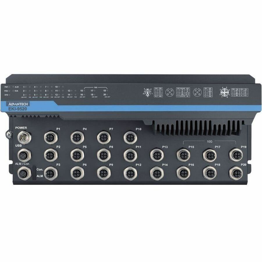 Advantech EKI-9520H-6XPW-A Ethernet Switch