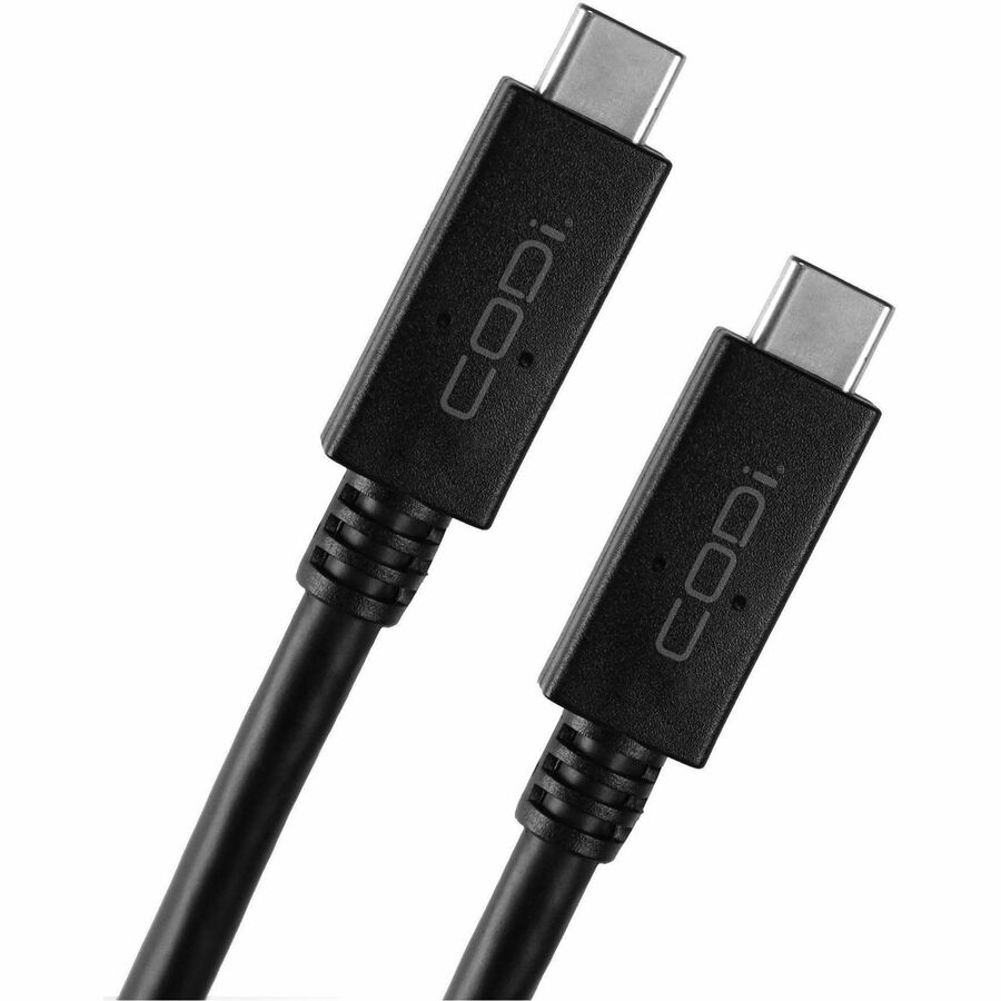 CODi USB-C to USB-C 100W USB 3.2 Gen 2 Full Feature Cable with 4K Video Support, 6 ft.