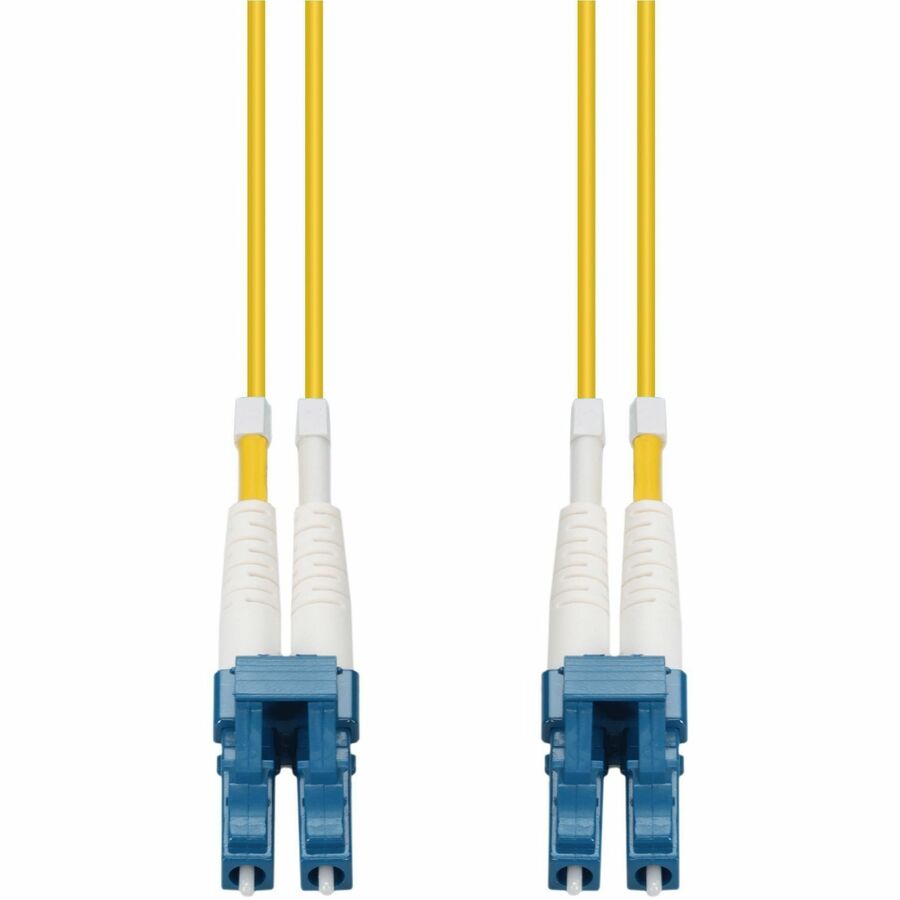 AddOn 4.5m LC to LC Yellow OS2 Duplex OFNR (Riser-Rated) SMF Fiber Patch Cable
