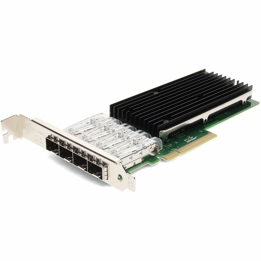 AddOn 10Gbs Quad Open SFP+ Port PCIe 3.0 x8 Network Interface Card