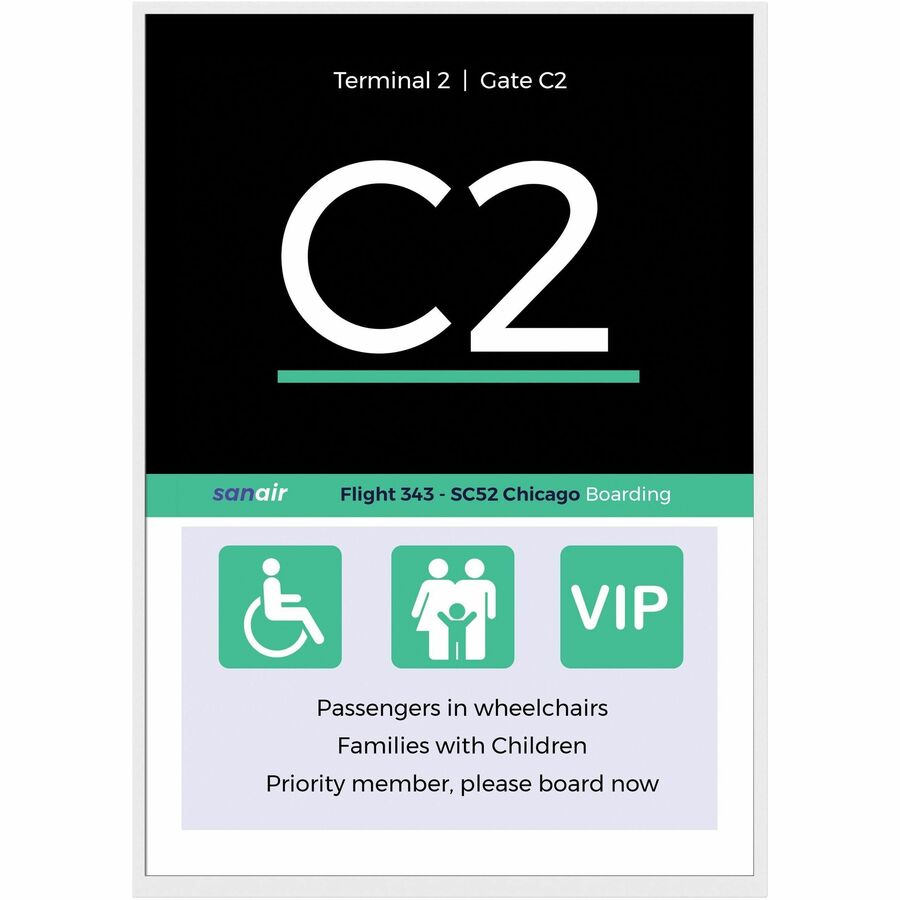 SHARP® 28.6" ePaper
