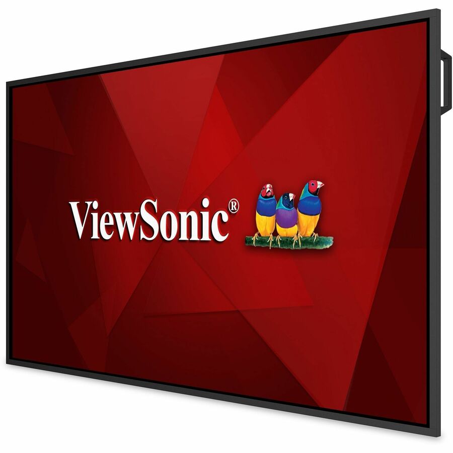 ViewSonic CDE65G3 65 Inch 4K UHD OS-Free Commercial Display with 500-nit Brightness, 1200:1 Contrast Ratio, 10W Dual Speakers, HDMI, USB C, VGA, and USB Inputs