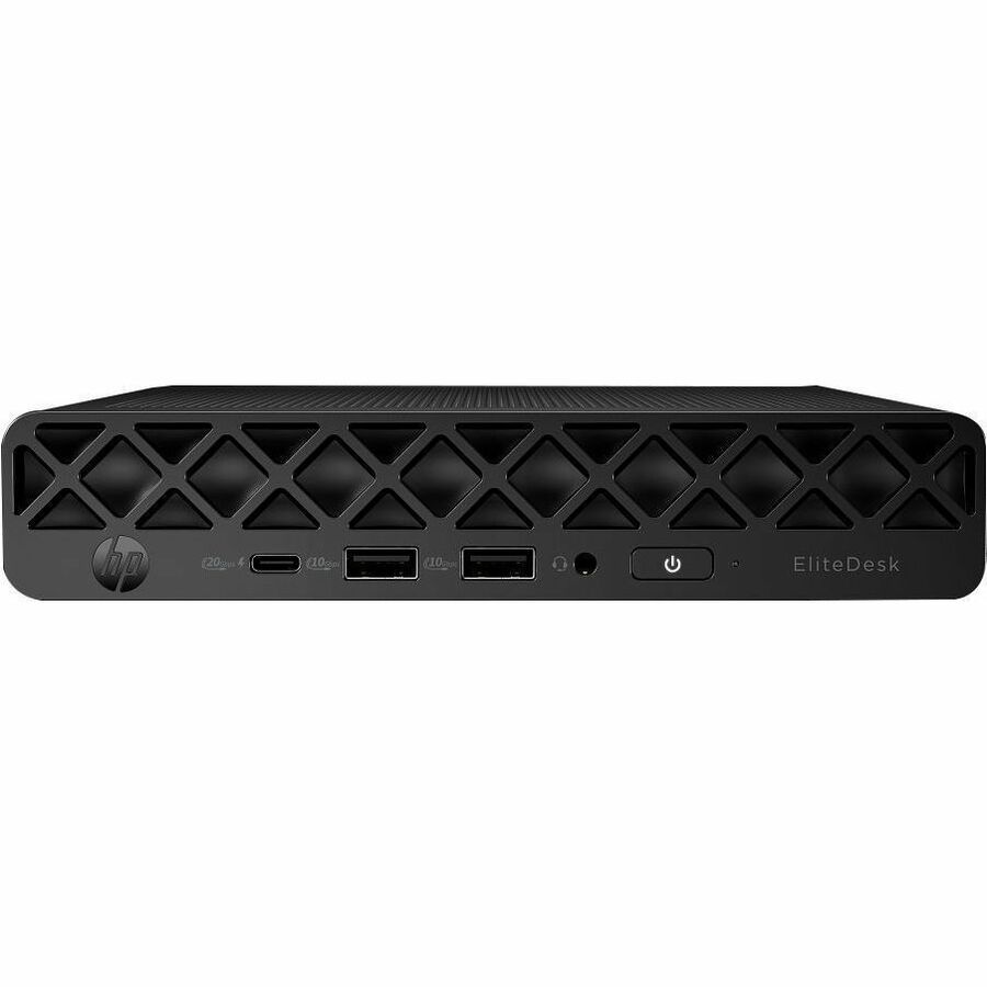 HP EliteDesk 8 G1i Desktop Computer - Intel Core Ultra 5 2nd Gen 235T - 32 GB - 512 GB SSD - Desktop Mini - Jack Black
