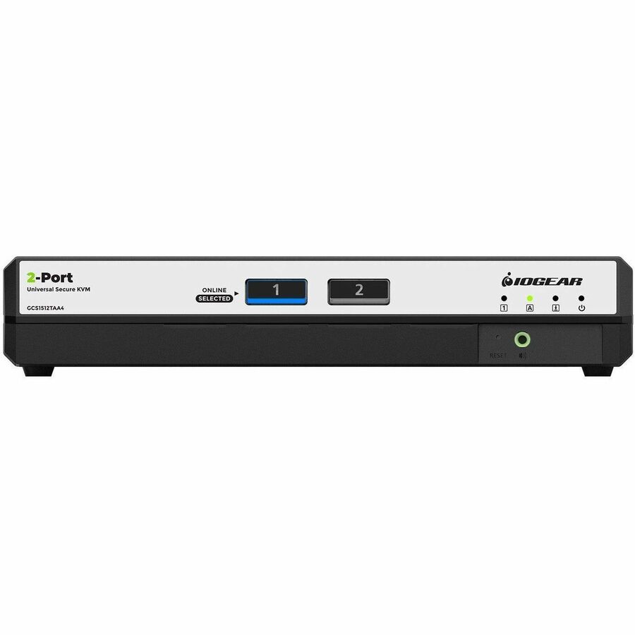IOGEAR 2-Port Single View True Universal (DP/HDMI) Secure KVM Switch w/Audio