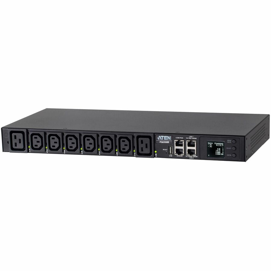 ATEN 30A/32A 8-Outlet 1U Switched eco PDU