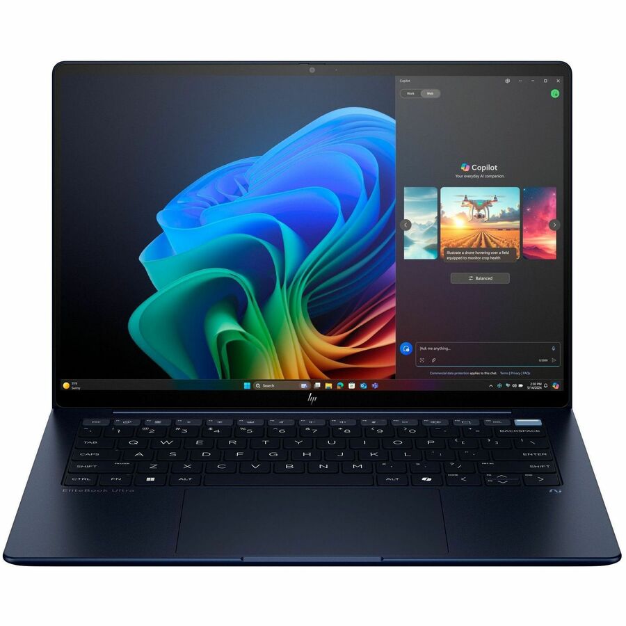 HP EliteBook Ultra G1i 14" Notebook - 3K - 120 Hz - Intel Core Ultra 7 Series 2 266V - 16 GB - 512 GB SSD
