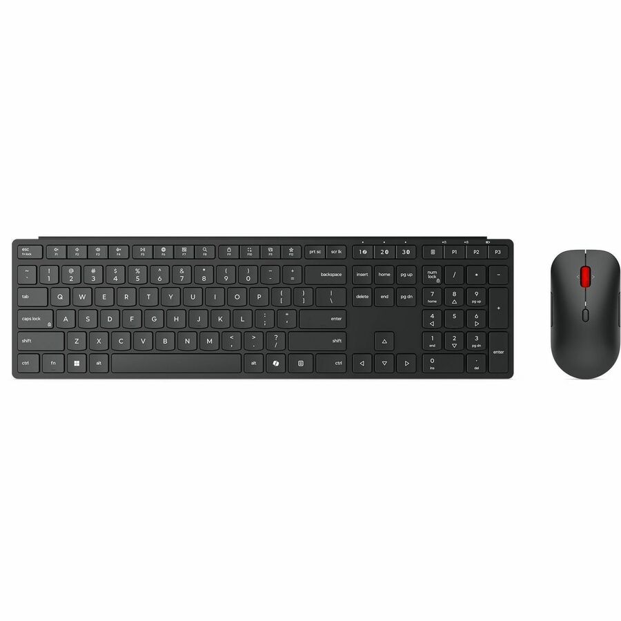 Lenovo Wireless Multi-Mode Pro Combo Keyboard and Mouse 6000-English Canadian