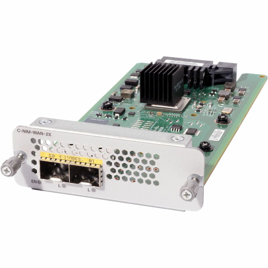 Cisco 2-port 1/10Gbps SFP/SFP+ NIM with WAN MACsec
