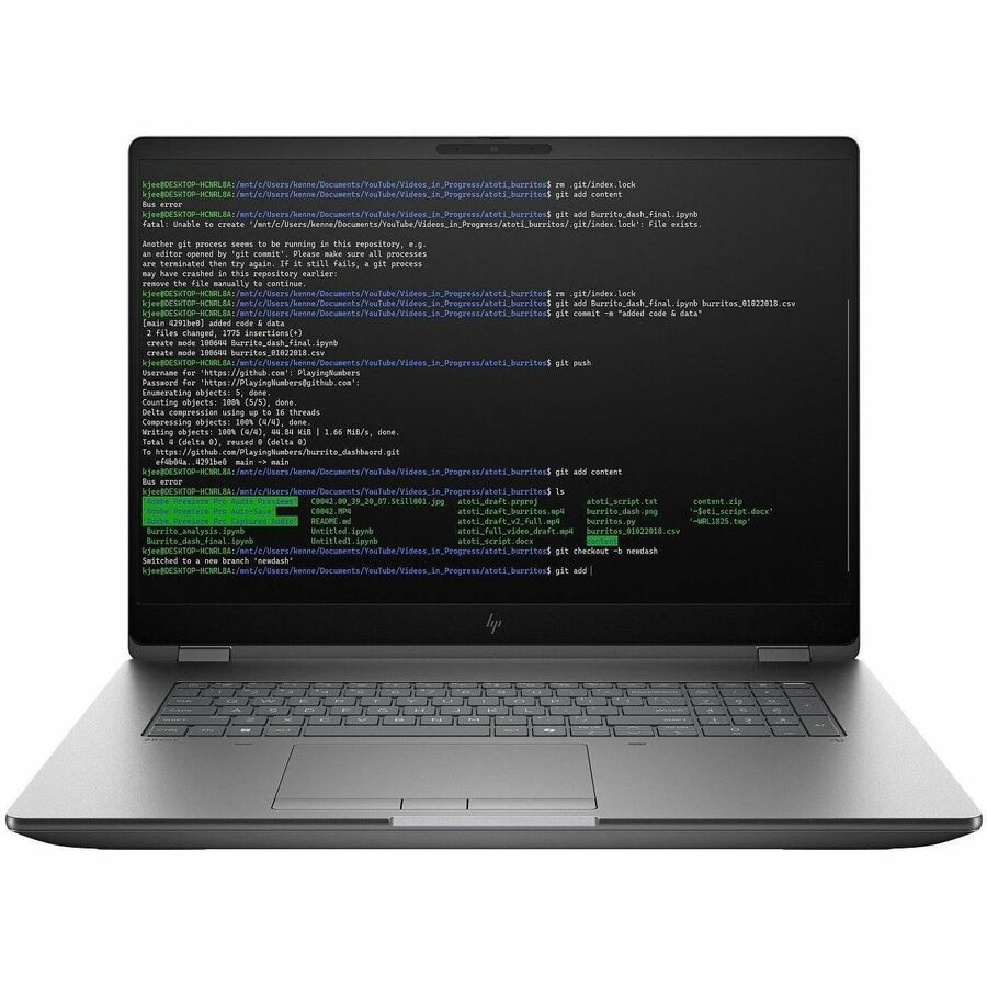 HP ZBook Fury G1i 18" Mobile Workstation - WQXGA - 165 Hz - Intel Core Ultra 9 285HX - vPro Technology - 32 GB - 1 TB SSD - Meteor Silver