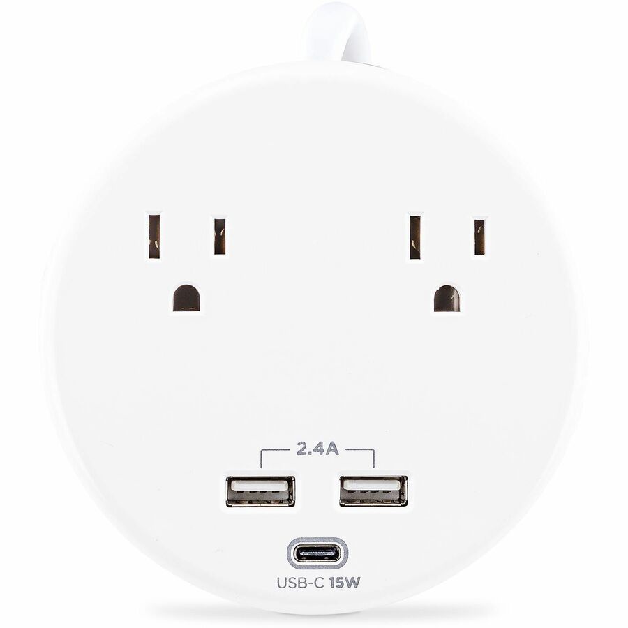 CyberPower P205UC Home and Office 2 - Outlet Surge Protector with 500 J Surge Suppression