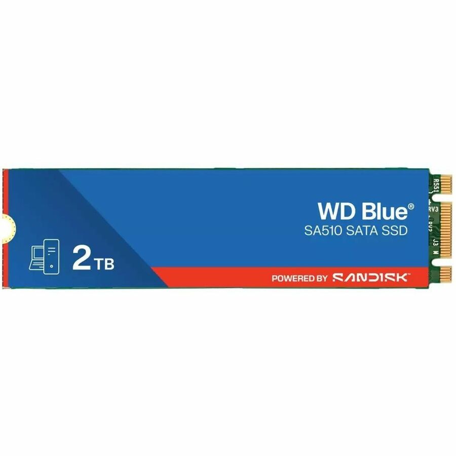 WD Blue SA510 WDS200T3B0B 2 TB Solid State Drive - M.2 2280 Internal - SATA (SATA/600)